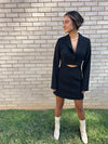 Allie Blazer Dress - Black
