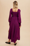 Midnight Mantra Dress - Plum