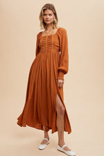 Midnight Mantra Dress - Sepia