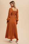 Midnight Mantra Dress - Sepia