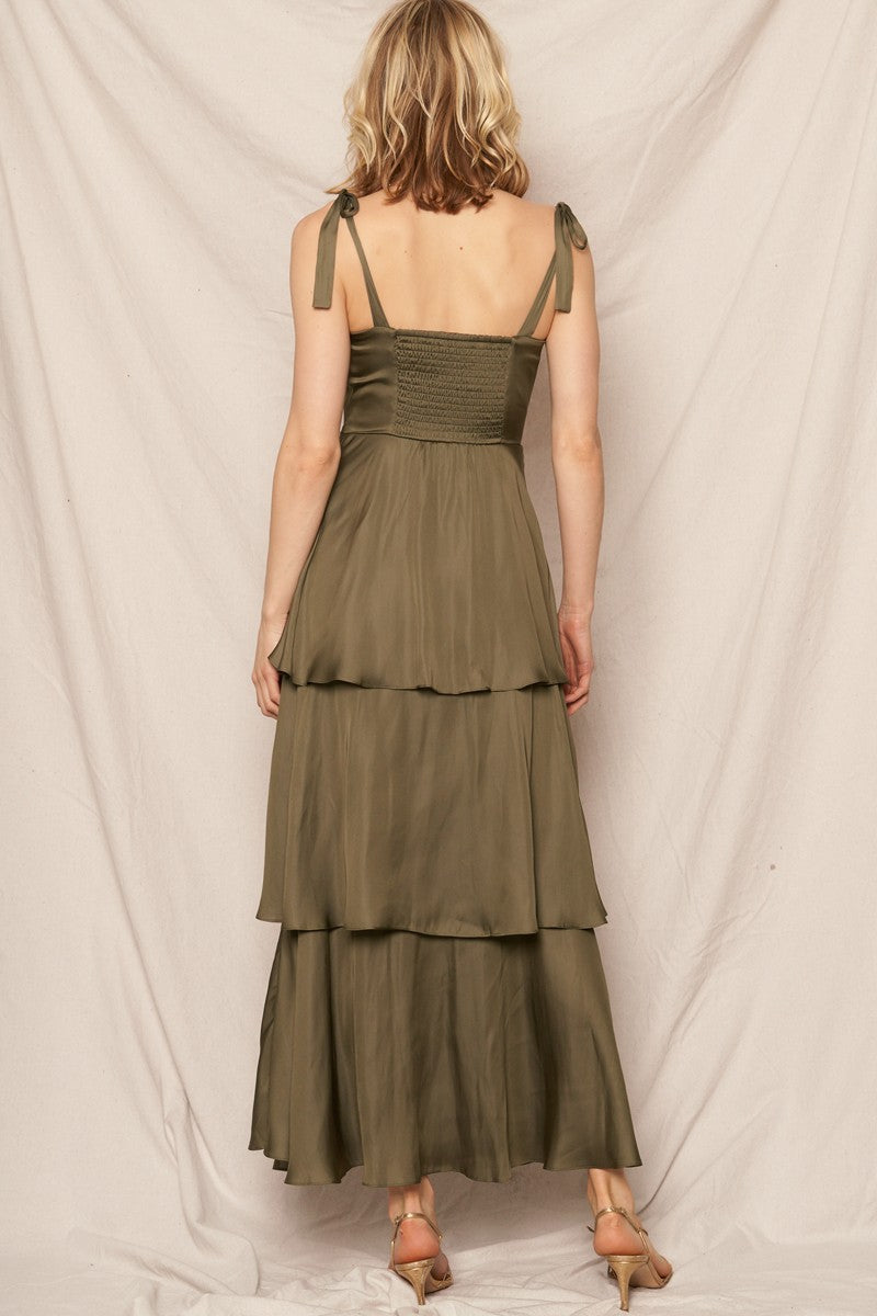 Olive Twist Dress