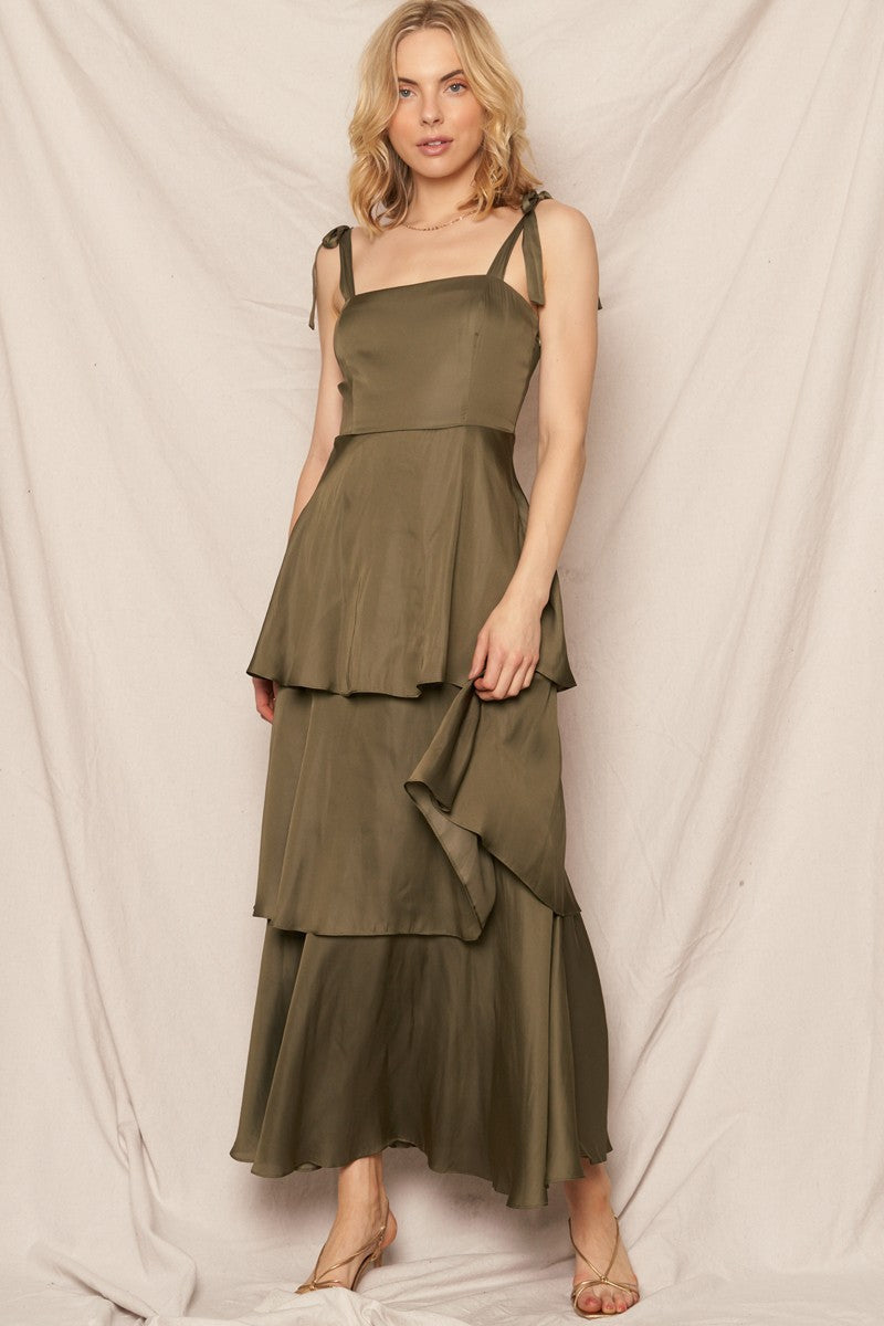 Olive Twist Dress