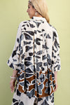 Leaves Fall Blouse - Charcoal