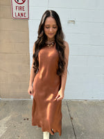 Invitation Only Dress - Brown