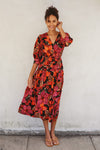 Sunset Botanic Dress