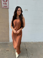 Invitation Only Dress - Brown