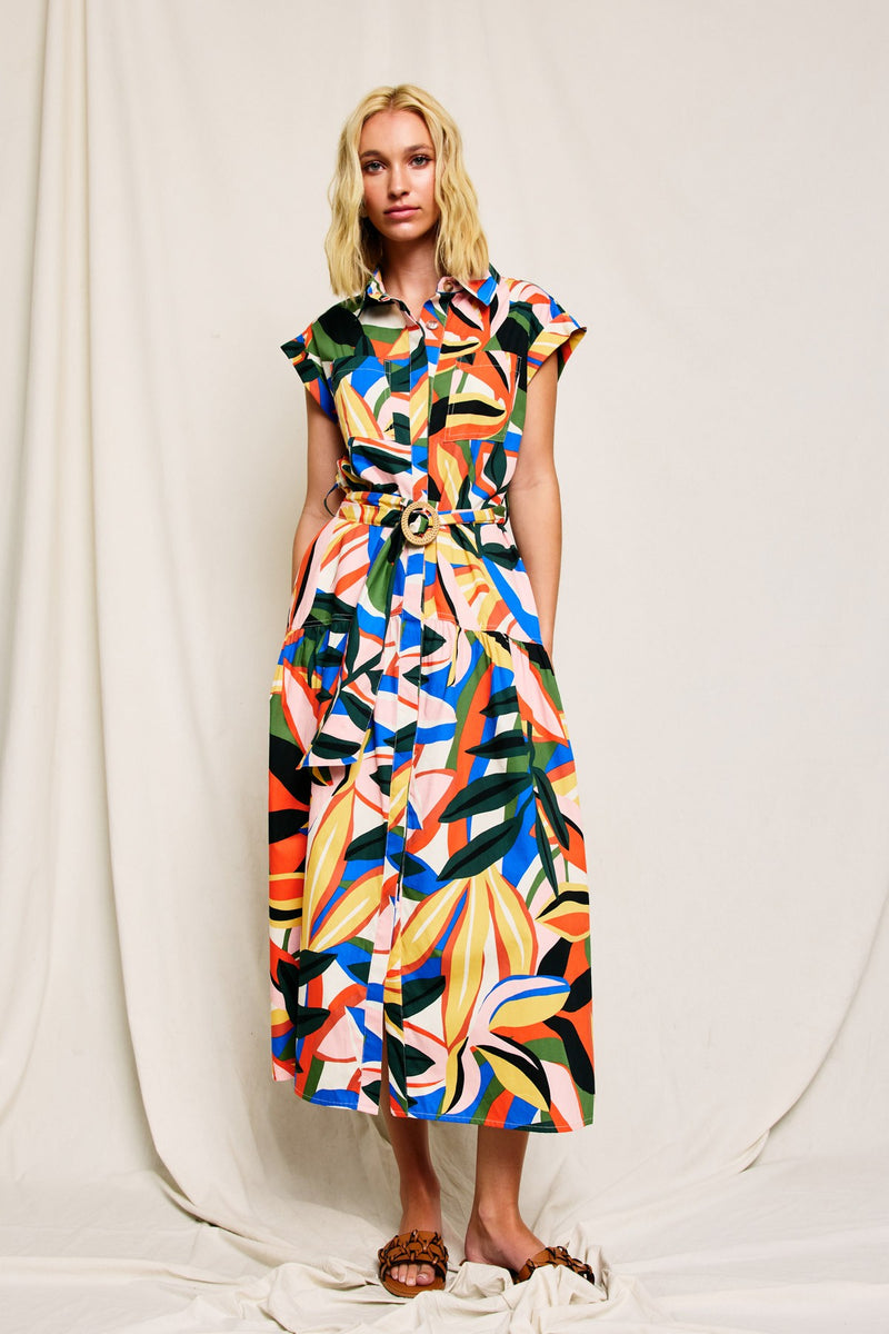 Tropical Macaw Dress