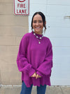 Easy Going Sweater - Plum