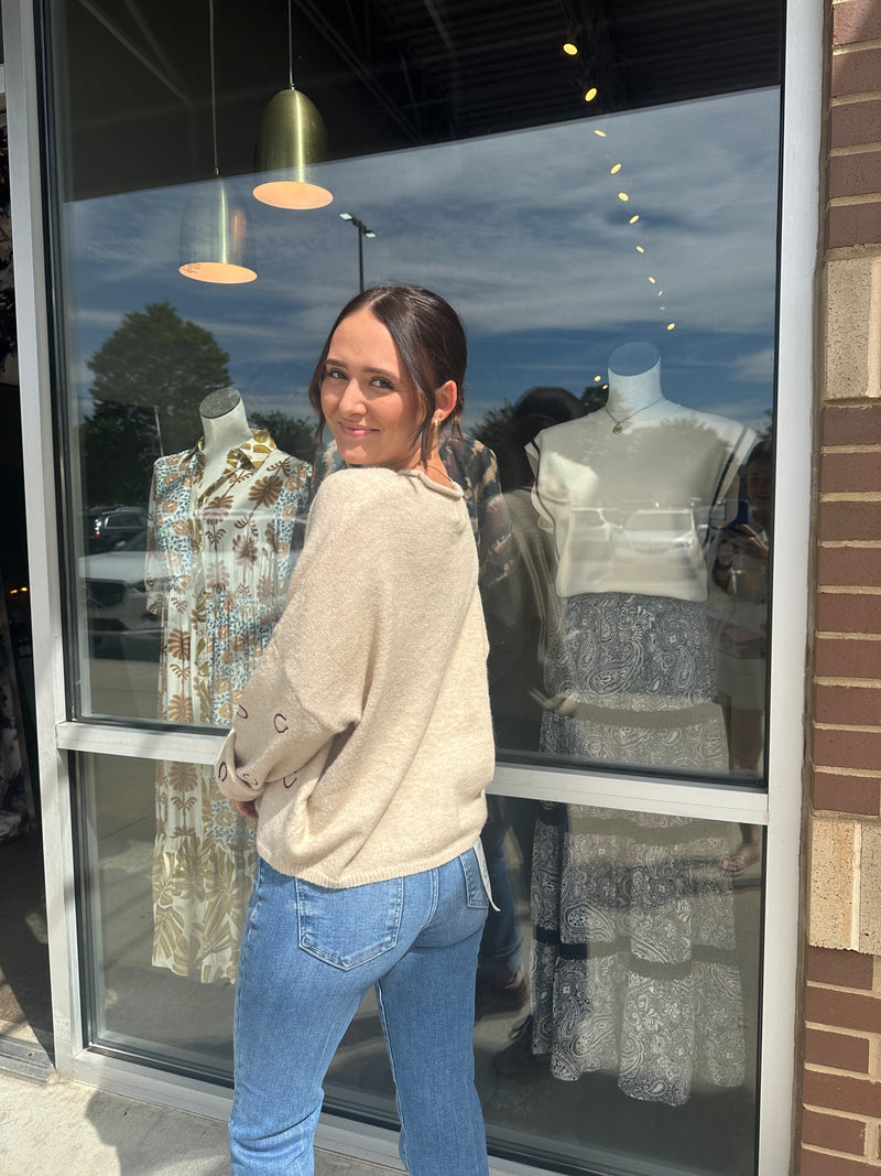 Well Rounded Cardigan - Horseshoe