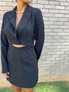 Allie Blazer Dress - Black