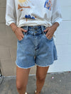 Why Wait Shorts - Denim