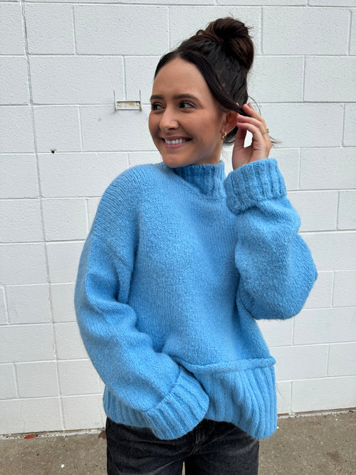 True Blue Sweater