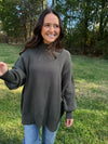 Easy Going Sweater  - Dark Olive