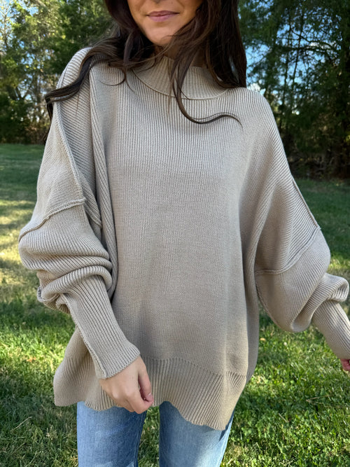 Easy Going Sweater - Mocha