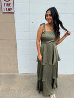 Olive Twist Dress