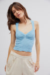 Love Letter Sweetheart Cami - Blue